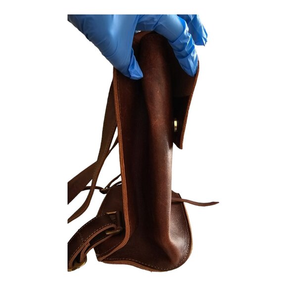 Kasandy Backpack Brown Leather Western Cowgirl Elephant Ethical Fair Trade - Picture 10 of 15